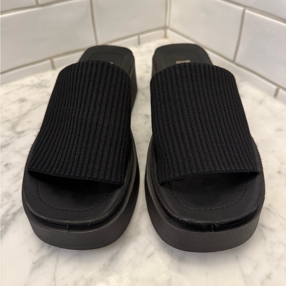 Steve Madden Platform Slide Sandals
